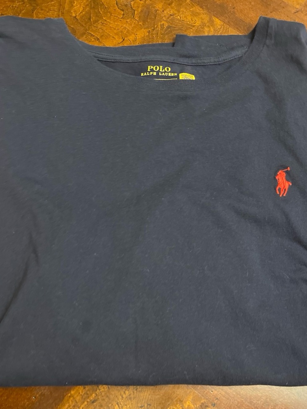 Polo by Ralph Lauren Navy Short-Sleeve Tee with Red Pony